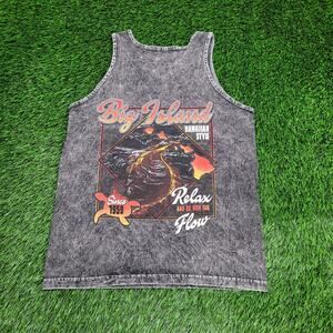 Big-Island Hawaiian Lava Tank-Top S/M 19x25 Volcanic Hawaii